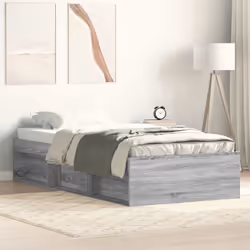 Prenez la voie moderne vers votre chambre à coucher avec ce cadre de lit ! Il sera un supplément pratique et décoratif à votr ...