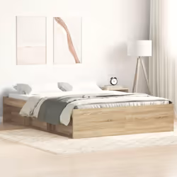 Prenez la voie moderne vers votre chambre à coucher avec ce cadre de lit ! Il sera un supplément pratique et décoratif à votr ...