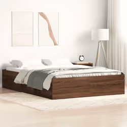 Prenez la voie moderne vers votre chambre à coucher avec ce cadre de lit ! Il sera un supplément pratique et décoratif à votr ...