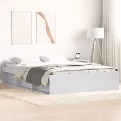 Prenez la voie moderne vers votre chambre à coucher avec ce cadre de lit ! Il sera un supplément pratique et décoratif à votr ...