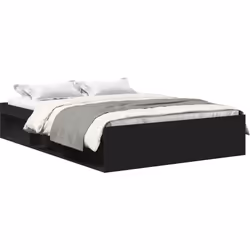 Prenez la voie moderne vers votre chambre à coucher avec ce cadre de lit ! Il sera un supplément pratique et décoratif à votr ...