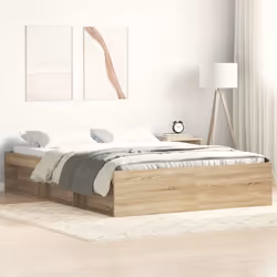 Description générale Prenez la voie moderne vers votre chambre à coucher avec ce cadre de lit ! Il sera un supplément pratiqu ...