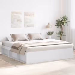 Prenez la voie moderne vers votre chambre à coucher avec ce cadre de lit ! Il sera un supplément pratique et décoratif à votr ...