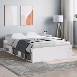 Description générale Prenez la voie moderne vers votre chambre à coucher avec ce cadre de lit ! Il sera un supplément pratiqu ...