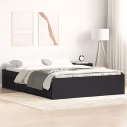 Prenez la voie moderne vers votre chambre à coucher avec ce cadre de lit ! Il sera un supplément pratique et décoratif à votr ...