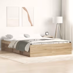 Prenez la voie moderne vers votre chambre à coucher avec ce cadre de lit ! Il sera un supplément pratique et décoratif à votr ...