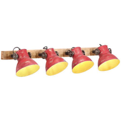 Vidaxl - Lampe murale 25 w rouge délavé 90x25 cm E27