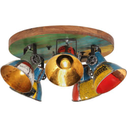 Plafonnier 25 W multicolore 50x50x25 cm E27 vidaXL
