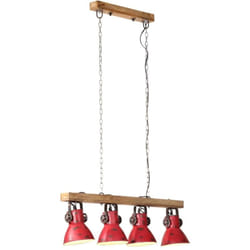 Vidaxl - Plafonnier 25 w rouge délavé 90x24x111 cm E27