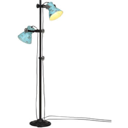 Vidaxl - Lampadaire 25 w bleu délavé 25x25x90/140 cm E27