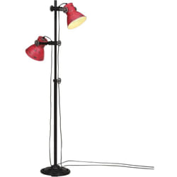 Lampadaire 25 W rouge délavé 25x25x90/140 cm E27 vidaXL843075