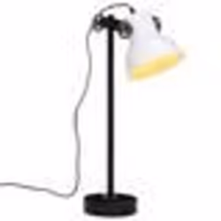 vidaXL Lampe de bureau 25 W blanc 15x15x55 cm E27