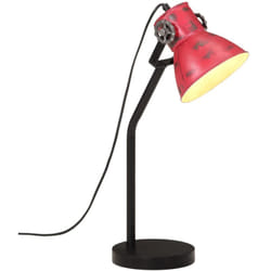 Lampe de bureau 25 w rouge délavé 17x17x60 cm E27 Vidaxl