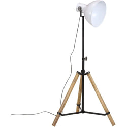 vidaXL Lampadaire 25 W blanc 75x75x90-150 cm E27
