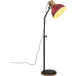 Lampadaire 25 W rouge délavé 30x30x100-150 cm E27 vidaXL966907