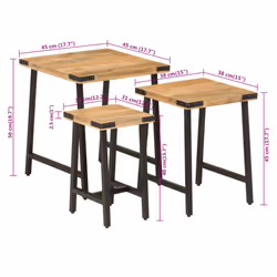 VidaXL 372735 Table à café, latérale et de salon - Vue supplémentaire 8