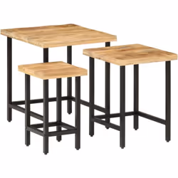 Ces 3 tables basses gigognes sont l'alternative parfaite pour les petits appartements ou tout endroit où l'espace est limité. ...