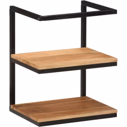 Maximisez votre espace intérieur et donnez du style à votre mur avec cette étagère murale ! Matériau durable : le bois d'acac ...