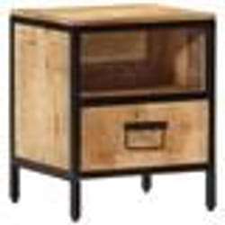 vidaXL Table de chevet 40x35x50 cm bois de manguier massif