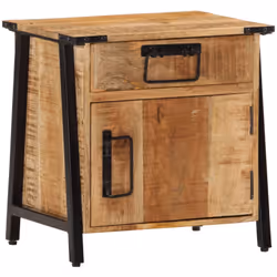 D'un design élégant, cette table de chevet s'intègre facilement dans votre chambre ou votre salon et ajoute un charme intempo ...
