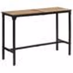 vidaXL Table de bar 150x55x107 cm bois de manguier massif brut