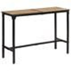 vidaXL Table de bar 150x55x107 cm bois de manguier massif brut
