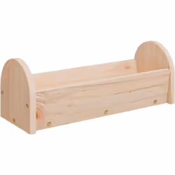 Cette mangeoire à foin en bois pour lapins est spécialement conçue pour les cochons d'Inde, les chinchillas, les lapins et au ...