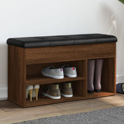 Vidaxl - Banc à chaussures chêne marron 82x32x45,5 cm bois d'ingénierie