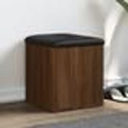 vidaXL Banc de rangement chêne marron 42x42x45 cm bois d'ingénierie