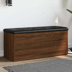 Vidaxl - Banc de rangement chêne marron 102x42x45 cm bois d'ingénierie