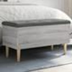 vidaXL Banc de rangement sonoma gris 82x42x46 cm bois d'ingénierie