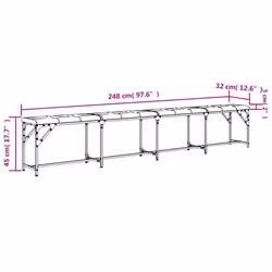 VidaXL 835226 établi d'intérieur - Vue supplémentaire 8