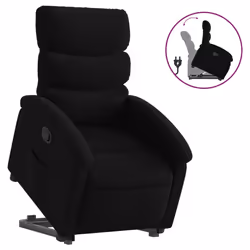 VidaXL 3203980, Tissu, Noir, mousse, 110 kg, 700 mm, 920 mm