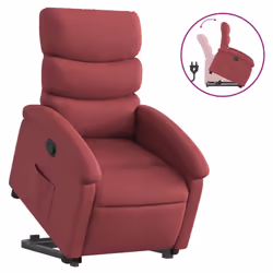 VidaXL 3203981, Tissu, Rouge, mousse, 110 kg, 700 mm, 920 mm