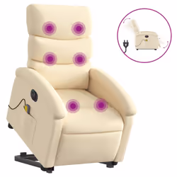 VidaXL 3204011, Tissu, Crème, mousse, 110 kg, 700 mm, 920 mm