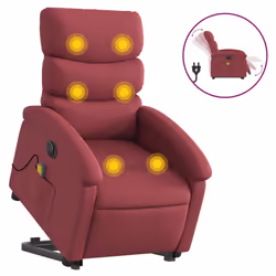 VidaXL 3204017, Tissu, Rouge, mousse, 110 kg, 700 mm, 920 mm