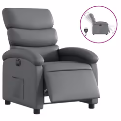 VidaXL 3204029, Simili-cuir, Gris, mousse, 110 kg, 700 mm, 920 mm