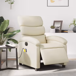 Asseyez-vous et détendez-vous dans ce fauteuil inclinable de massage électrique très confortable ! Fonction d'inclinaison éle ...