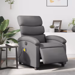 Asseyez-vous et détendez-vous dans ce fauteuil inclinable de massage électrique très confortable ! Fonction d'inclinaison éle ...