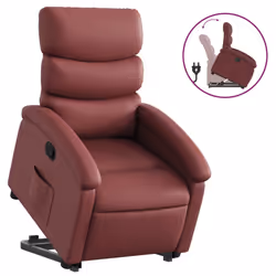 VidaXL 3204044, Simili-cuir, Rouge, mousse, 110 kg, 700 mm, 920 mm