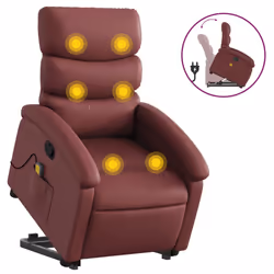 VidaXL 3204051, Simili-cuir, Rouge, mousse, 110 kg, 700 mm, 920 mm