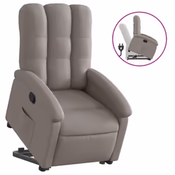 VidaXL 3204100, Tissu, Taupe, mousse, 110 kg, 700 mm, 930 mm