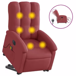 VidaXL 3204131, Tissu, Rouge, mousse, 110 kg, 700 mm, 930 mm