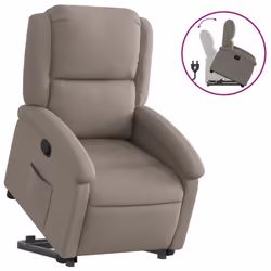 VidaXL 3204172, Tissu, Taupe, mousse, 110 kg, 710 mm, 865 mm