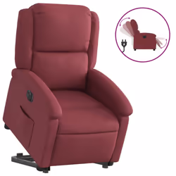 VidaXL 3204191, Tissu, Rouge, mousse, 110 kg, 710 mm, 865 mm