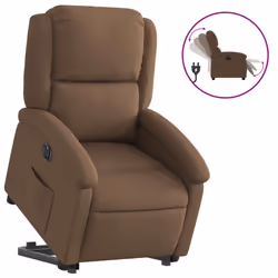 VidaXL 3204192, Tissu, Marron, mousse, 110 kg, 710 mm, 865 mm