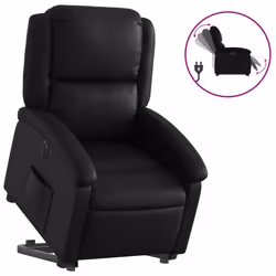 VidaXL 3204226, Simili-cuir, Noir, mousse, 110 kg, 710 mm, 865 mm