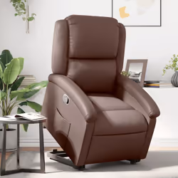 Asseyez-vous et détendez-vous dans ce fauteuil inclinable très confortable ! Fonction de levage électrique : ce fauteuil incl ...