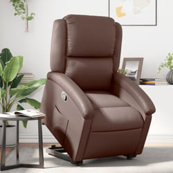 Vidaxl - Fauteuil inclinable marron similicuir