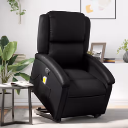 Asseyez-vous et détendez-vous dans ce fauteuil inclinable de massage très confortable ! Fonction de levage électrique : ce fa ...